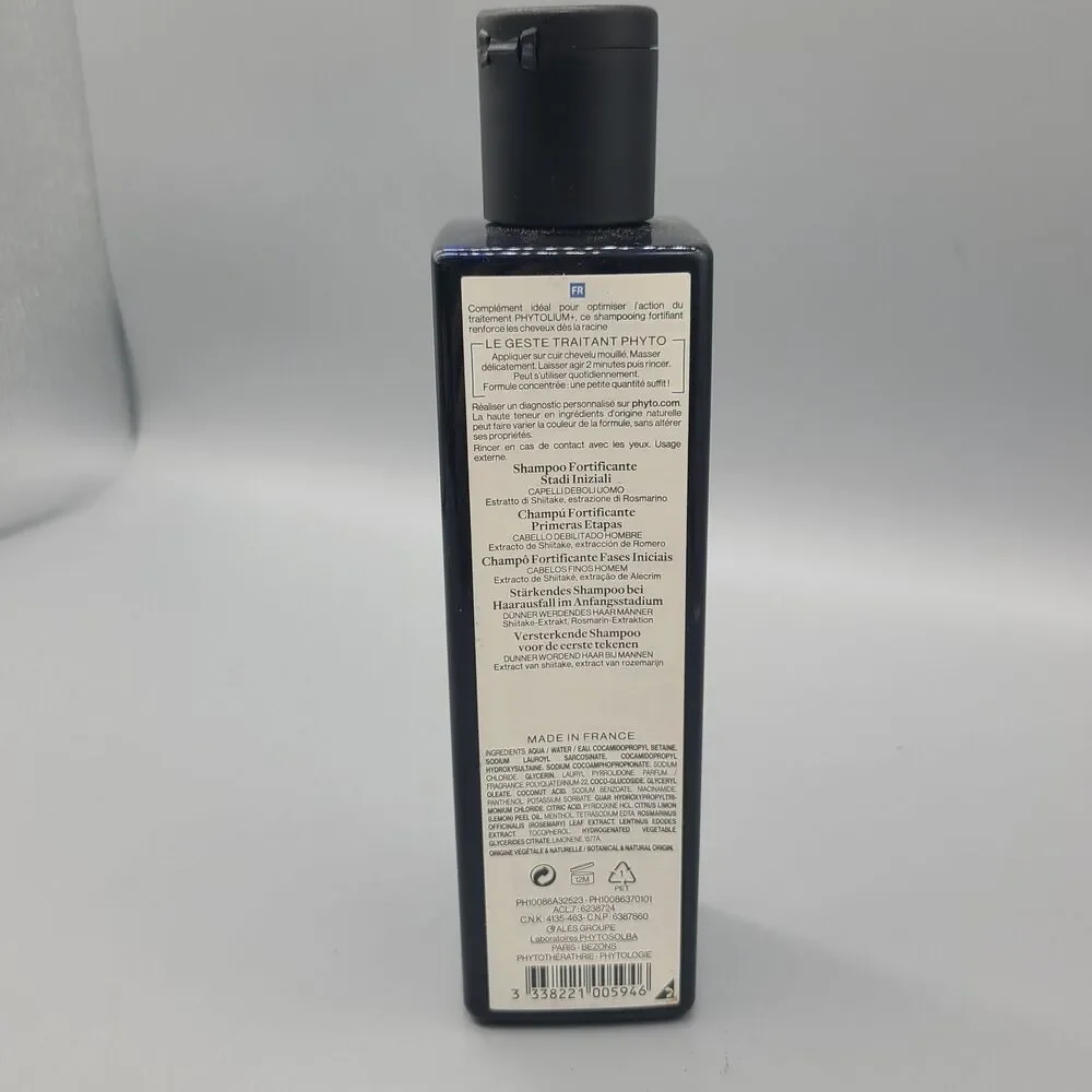 Phyto Lium+ Initial Stages Strengthening Shampoo for mens 250ml 8.45 fl.oz new